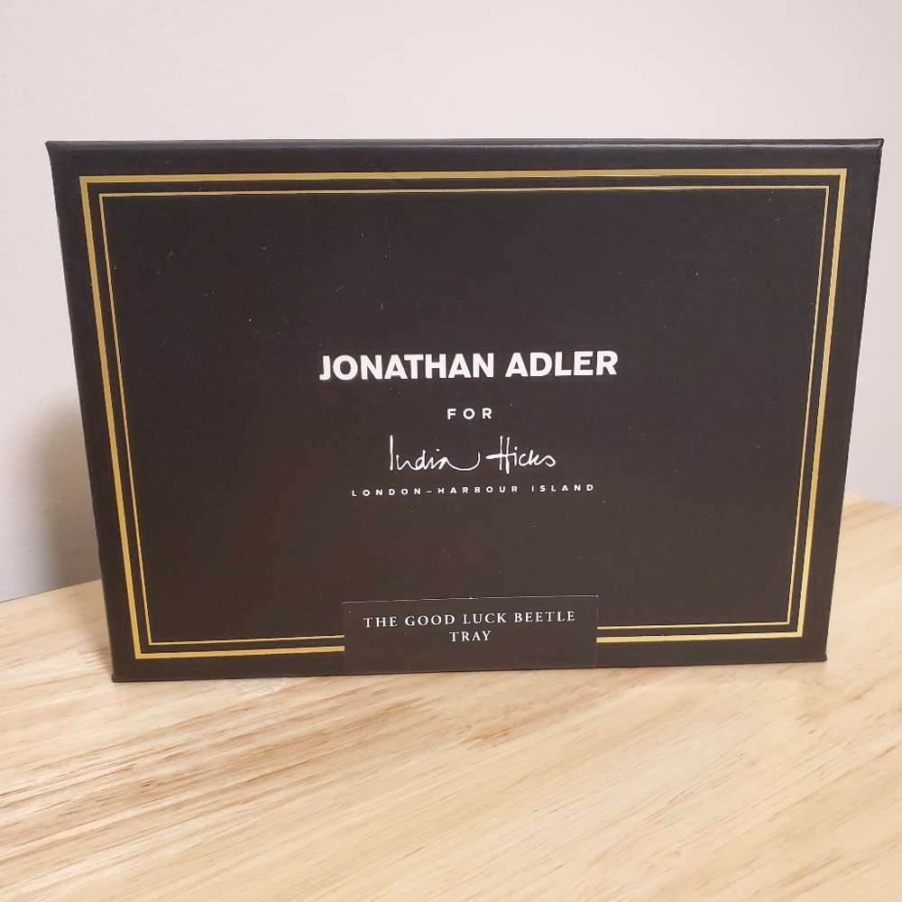 Jonathan Adler for India Hicks Goodluck Beetle Tray HTF - Picture 5 of 8